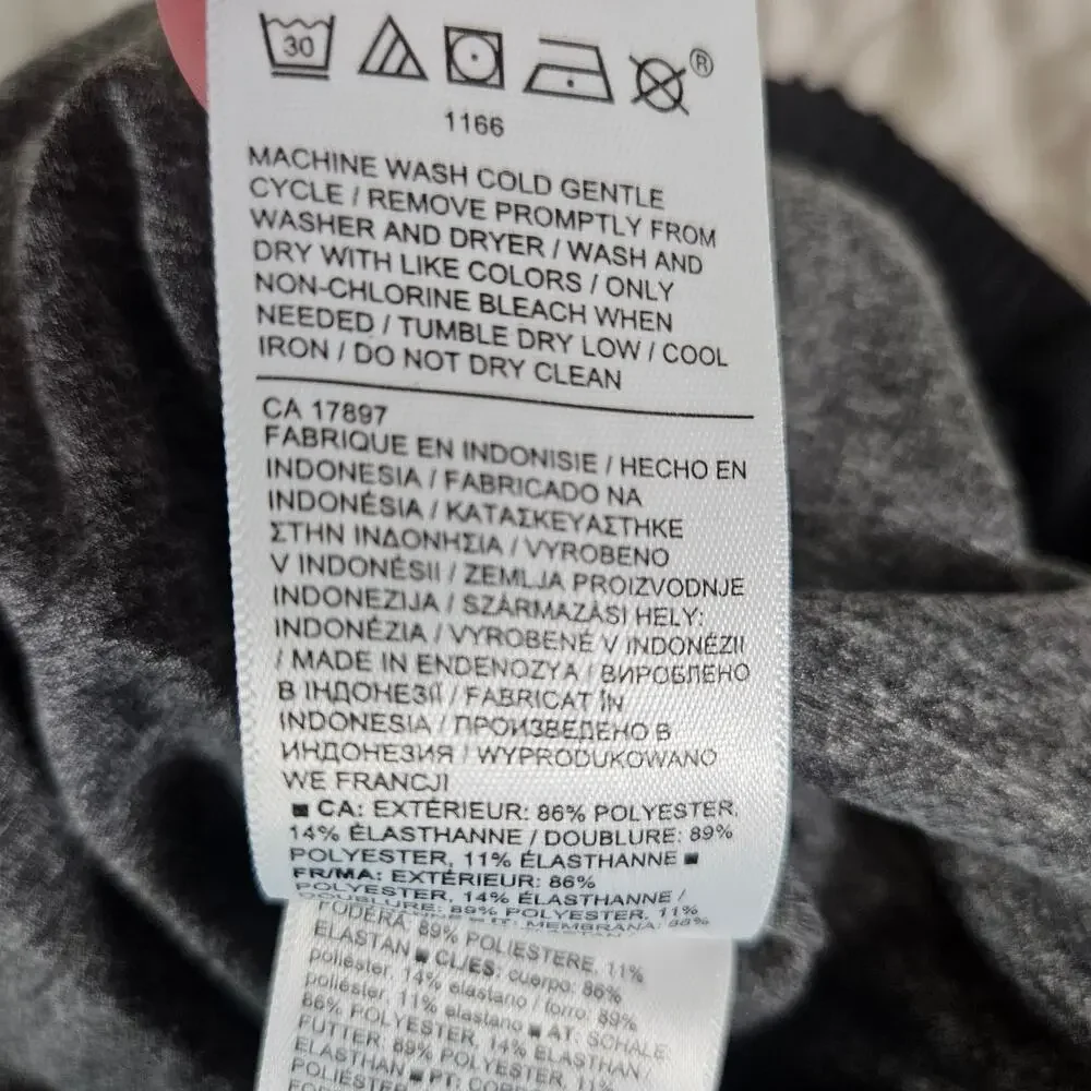 EUC Athleta Brooklyn Lined Joggers Sz 8 Black Camo - Picture 9 of 11